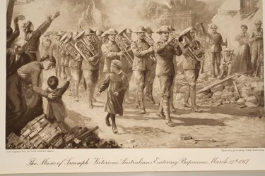 The Music of Triumph: Victorious Australians Entering Bapaume, March 17th, 1917